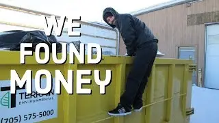 DUMPSTER DIVING NEW YEARS DAY & FOUND💲 MONEY IN THE TRASH !!