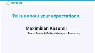 Expectations from Contabo with Maximilian Kasemir