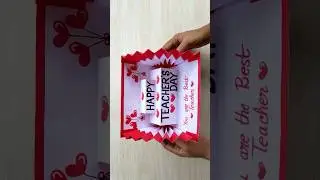 DIY - Teacher's day pop-up card ideas // Happy teacher's day greeting card handmade 