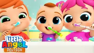 Lied Zähne putzen | Kinderlieder mit Klein Joni | Little Angel Deutsch