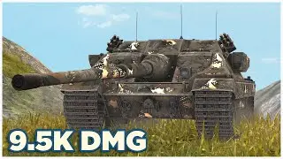 FV217 Badger • 9.5K DMG • 5 KILLS • WoT Blitz