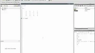 Matlab Sect 28 Matrix Transpose, Diagonal Elements, and LU Decomposition