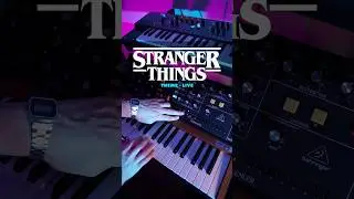 Stranger Things theme song live! 