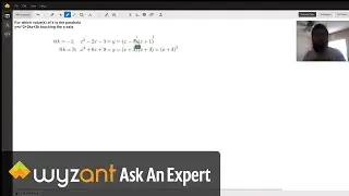 This video contains how to find the value of k that will make the parabola touch the x-axis!