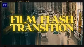 EASY Film Flash TRANSITION In Premiere Pro 2024 (tutorial)