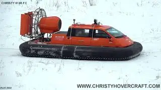 Christy 6146 FC is the best hovercraft for winter travel in Canada