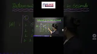 Short Trick - Determinant 5 * 5 Matrix  I Linear Algebra - Engineering Mathematics by Priyanka Maam