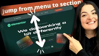 How to SCROLL FROM MENU TO SECTION (& TO A SECTION ON ANOTHER PAGE) - Flexbox container edition