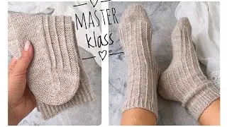 🔥MOST COMFORTABLE SOCKS🔥Socks with a popular heel. detailed master class. Knitting socks