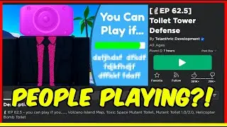 PEOPLE PLAYING Toilet Tower Defense DELETED was Toilet Tower Defense BANNED on Roblox! #roblox