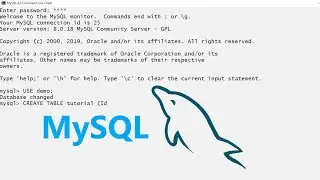 How to use the MySQL Command Line Client for running SQL commands. (Change color of MySQL console!)