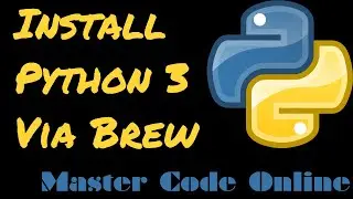 Install Python 3 Via Brew