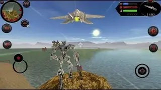 ► Plane Robot Crime Simulator Battle - Robot Shark (Naxeex Robots) New Android Gameplay