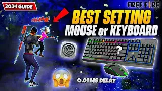 Secret Mouse & Keyboard Settings for Free Fire PC that Pros Use!🤯