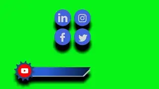 Animated social media Lower third green screen | Animated lower thirds youtube, Facebook, Instagram