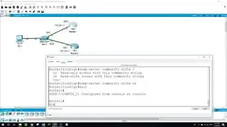 Configuring SNMP, Packet Tracer v.7.2