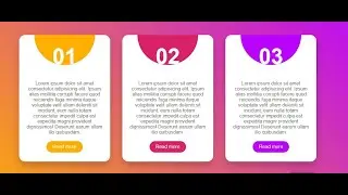 CSS Responsive CARD UI Design & Hover Effects | Html5 CSS3
