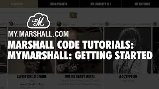 CODE Tutorials | MyMarshall | Getting Started | Marshall