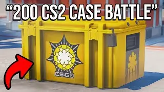 WE DID A 200 CS2 CASE BATTLE! (GONE WRONG)