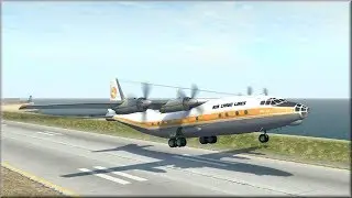 BeamNG New Antonov AN-12B Plane With Working things - Insanegaz