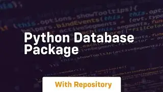 python database package