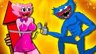СЕКРЕТ ХАГИ ВАГИ - КИСИ МИСИ ПРОТИВ СОЛНЦА И ЛУНЫ ► ПАРОДИЯ ПЕСНЯ Стыдные POPPY PLAYTIME Анимации