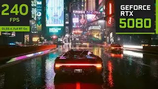 Cyberpunk 2077 DLSS 4 Multi Frame Gen! | RTX 5080 4K Path Tracing