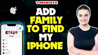 How to Add family to find my iPhone or iPad | Setup Family Sharing 2024