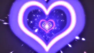 Neon Lights Love Heart Tunnel ❤ NEW TikTok Trend ❤ 8K Romantic Glow - Moving Background #TunnelTrend