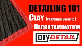 Detailing 101 Clay Towel, Perforated Synthetic Decontamination Towel