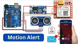 Ultrasonic Sensor Security System | GSM Home Security Alarm With Arduino Uno