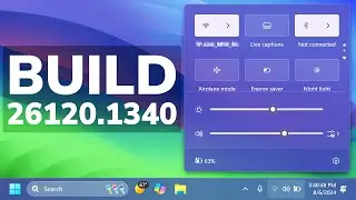 New Windows 11 Build 26120.1340 – New Notification, New Settings App Options and Fixes (Dev)