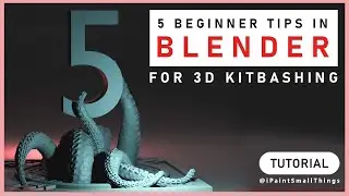 5 Beginner Tips for 3D KITBASHING in Blender