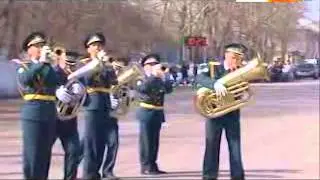 выступление военного оркестра войсковой части 6505