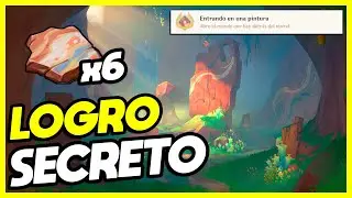 TROZO DE ROCA CON PINTADAS GENSHIN IMPACT | LOGRO SECRETO ENTRANDO EN UNA PINTURA