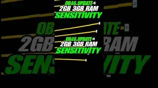 OB46 Update Free Fire Sensitivity for 2gb 3gb Ram || Best Sensitivity for OB46 Update