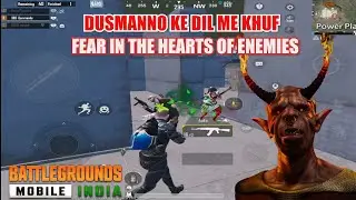 Fear in the hearts of enemies | Bgmi | Pubg