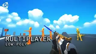 Make Low Poly Multiplayer Game In Unity | Free Download Template