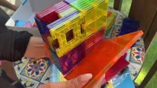 Big Bear Cave 101 Pcs 3D Magnetic Tiles for Kids, Clear STEM Magnetic Building Blocks Review