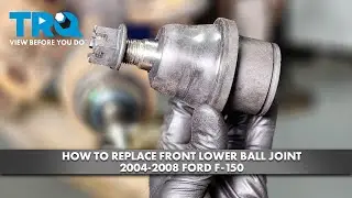 How to Replace Front Lower Ball Joint 2004-2008 Ford F-150