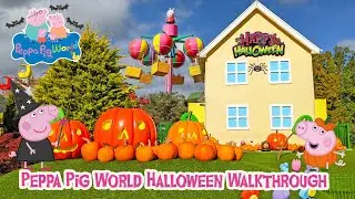 Peppa Pig World Happy Halloween Walkthrough (Oct 2022) [4K]