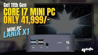 Get Brand New Qbits Lania X1 Mini PC at 41,999TK |  Intel Processor, DDR4 RAM, WD M.2 NVMe SSD
