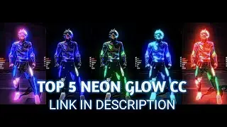 TOP 5 NEON GLOW CC 🔥👌 DOWNLOAD LINK IN DESCRIPTION👇|| EDITING X GAMING ||
