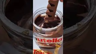 Nutella & Toblerone Chocolate Dipping | ASMR