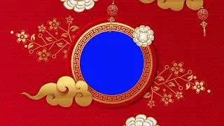 Chinese New Year Greeting Video Frames Background | Chinese New Year Green Screen