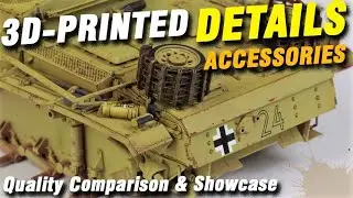 3D-Printed Parts Review -- Panzerwerk Design, T-REX Studio, RochM Model, Heavy Hobby, Elefant Corp..