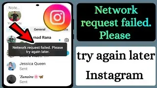 how to fix network request failed please try again later Instagram problem 2024