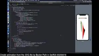 Create animation from the SVG file by Bezier Path in SwiftUI 20200616