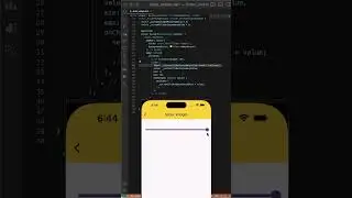 Flutter Slider Widget #shorts #flutter #flutterdeveloper #dart #opensource