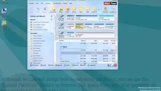 How to merge two partitions hard drive